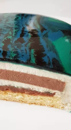 Entremet chocolat, tonka et vanille