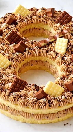 Number cake au kinder maxi