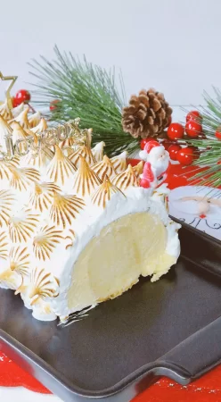 Bûche au citron meringué