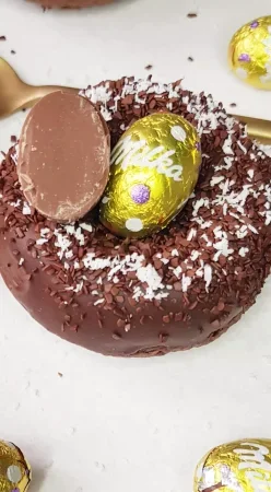 Nids de Pâques coco et chocolat
