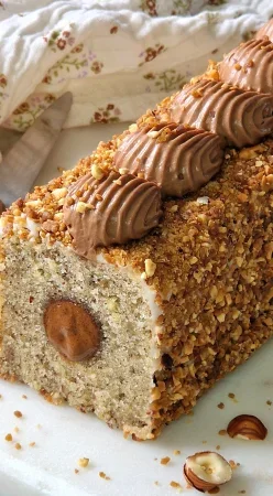 Cake noisette et praliné