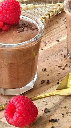 Mousse chocolat framboise