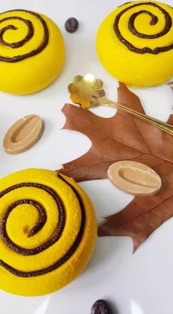 Entremet café et Dulcey