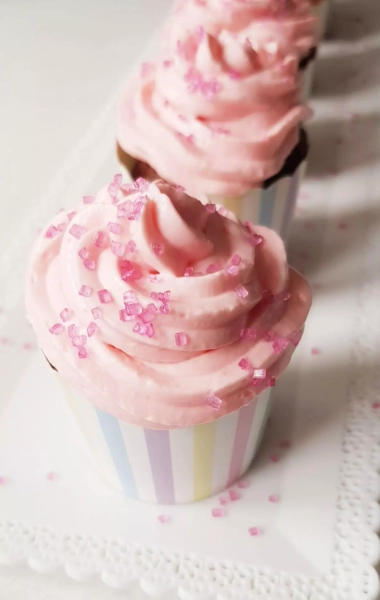 Cupcake framboise et chocolat