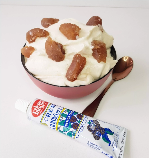 Ganache montée à la crème de marrons