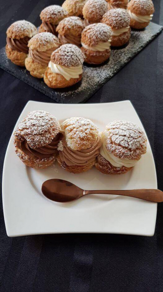 Choux aux 3 chocolats