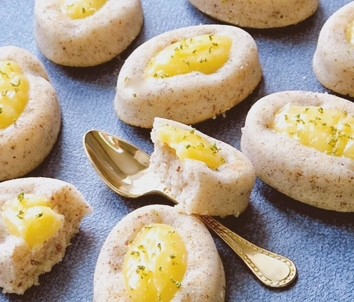 Financiers noisette et citron