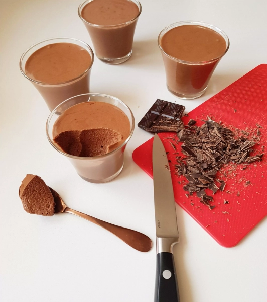 Mousse au chocolat (pâte à bombe)