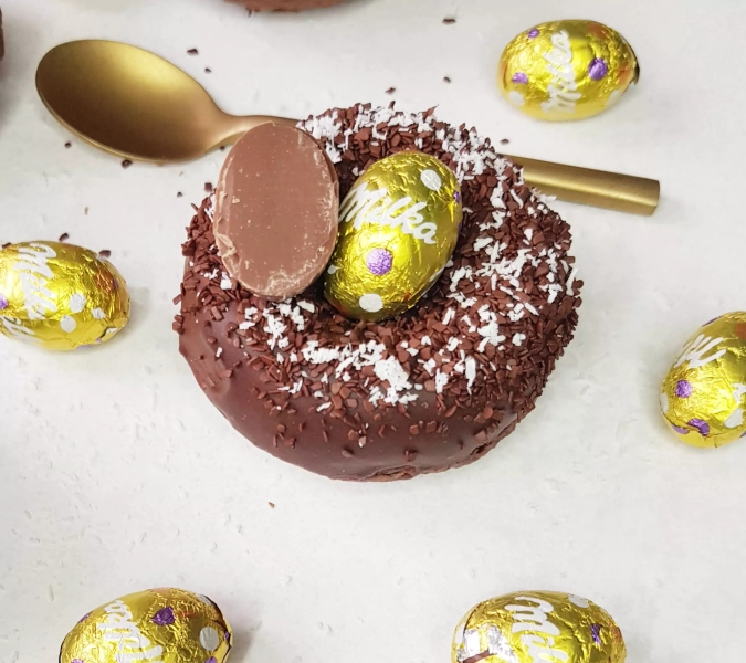 Nids de Pâques coco et chocolat
