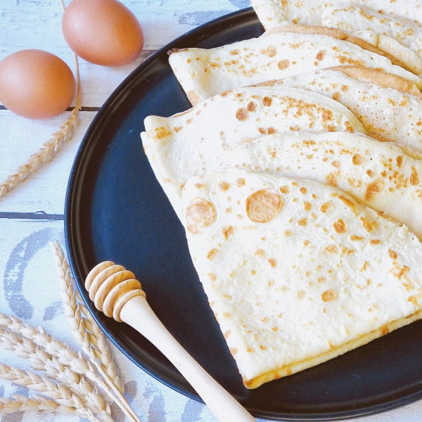 Crêpes à l'eau gazeuse