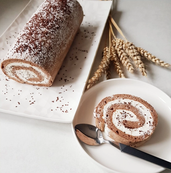 Roulé stracciatella