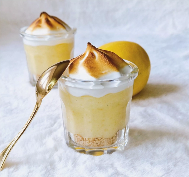 Verrines au citron meringué