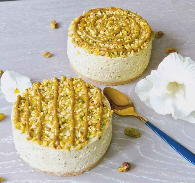 Cheesecake à la pistache