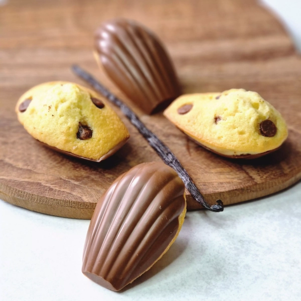 Madeleines aux pépites de chocolat