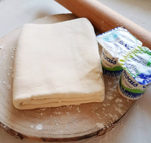 Pâte feuilletée légère