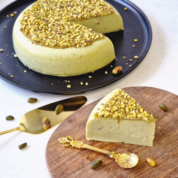 Flan à la pistache sans pâte