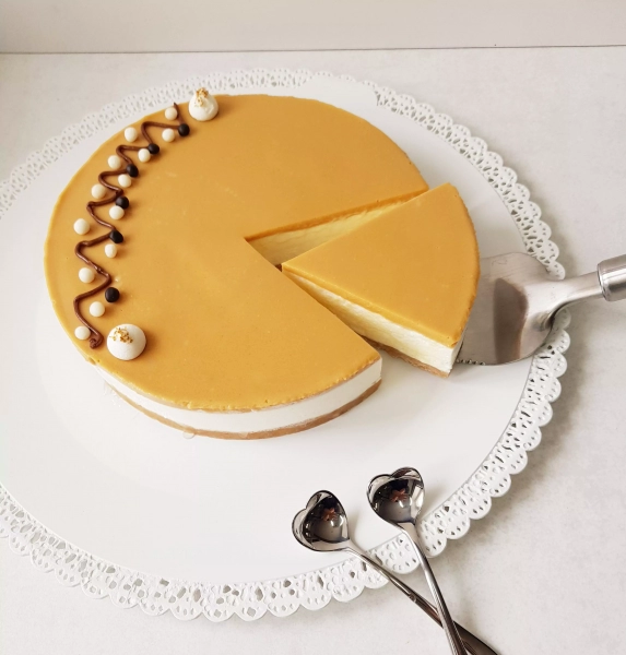 Bavarois poire et caramel