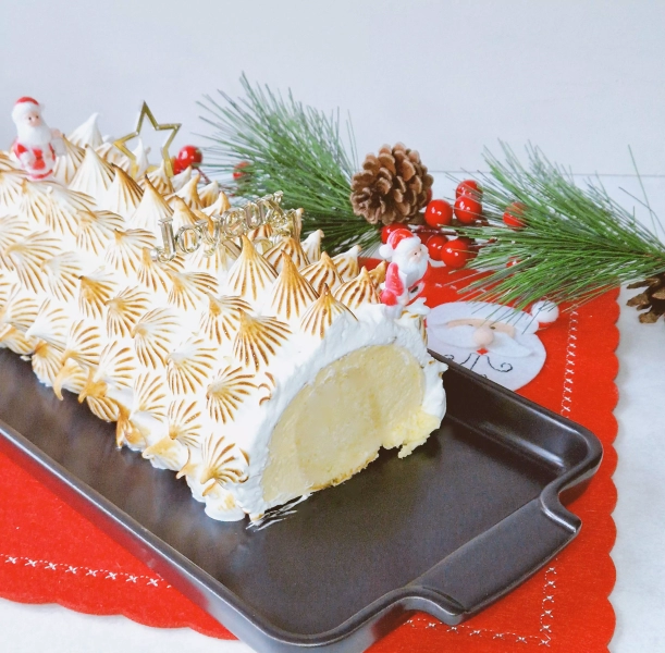 Bûche au citron meringué
