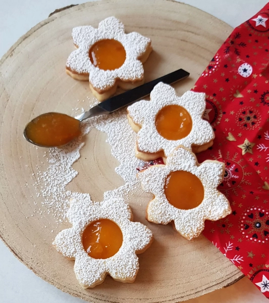 sablés à la confiture