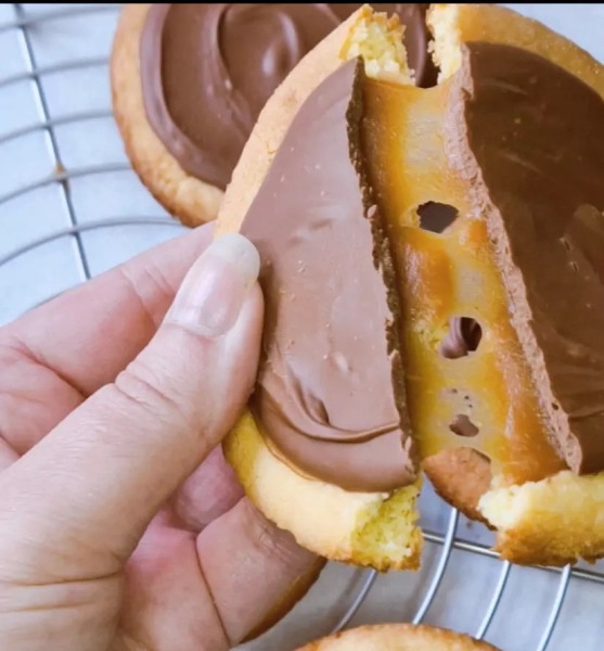 Sablés caramel et chocolat